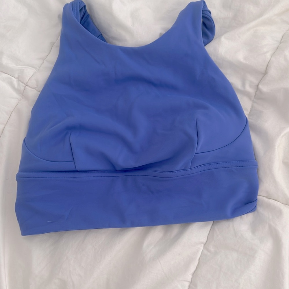 Purple Lulu sports bra
